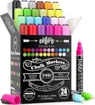 Loddie Doddie Liquid Chalk Markers - 24ct Color Collection - Perfect for Chalkboards, Blackboards