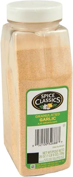 Spice Classics Granulated Garlic