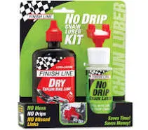 Finish Line No Drip Chain Luber Kit with 4-Ounce DRY Lube and Applicator