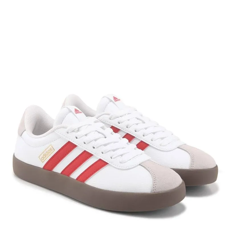 Adidas VL Court 3.0 Sneaker | Women's | White/Red | Size 9.5 | Sneakers