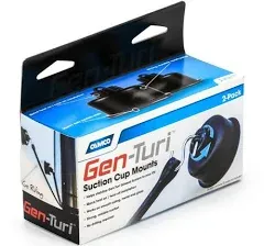 Camco 44850 Gen-Turi Suction Cup Mount, Helps Stabilize Gen-turi Exhaust System to Your RV, Camper or Trailer, No Drilling Required (Pack of 2) , black