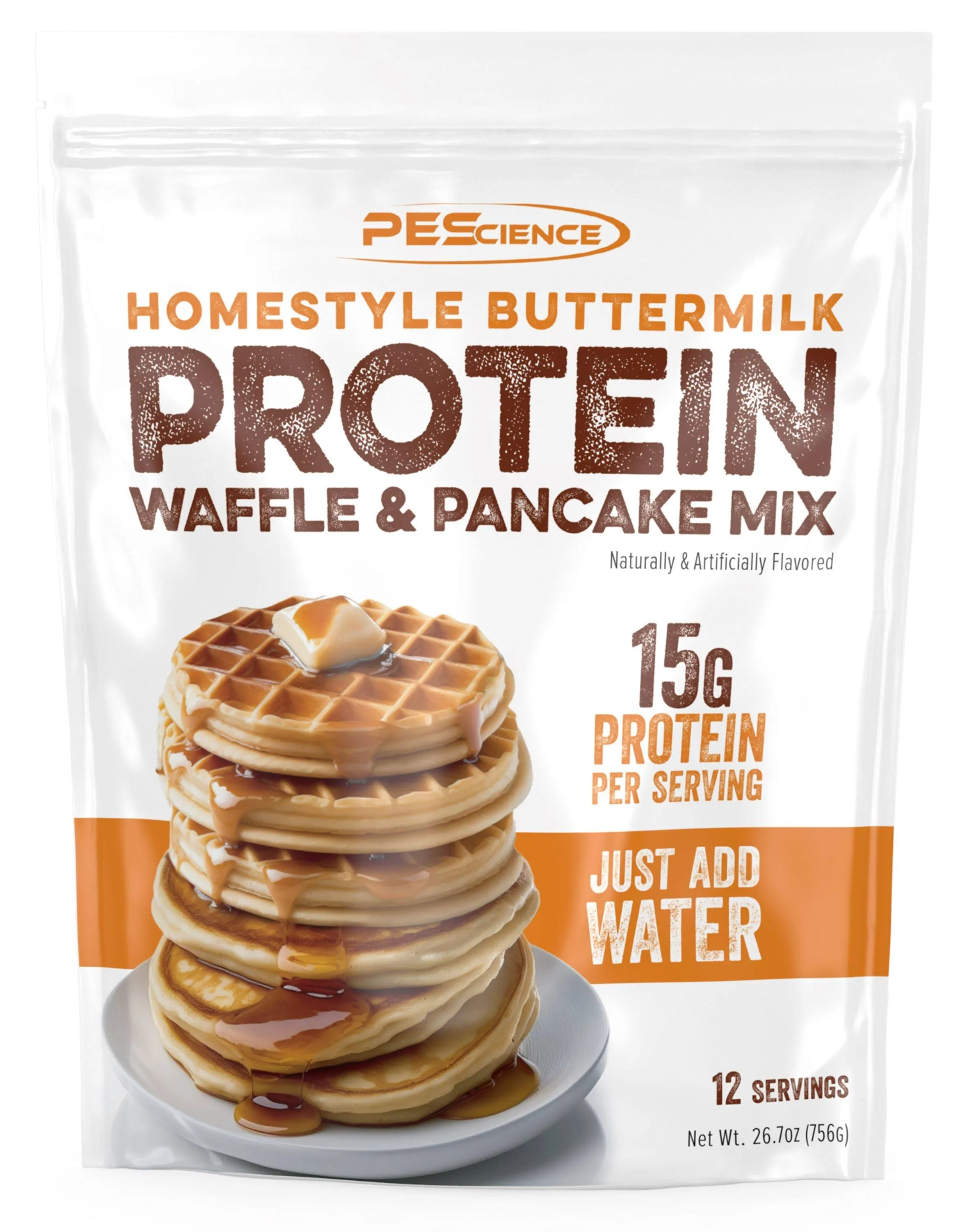 PEScience | Buttermilk Pancake & Waffle Protein Mix 12 Serv