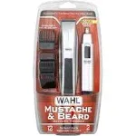 Wahl 5537-420 Mustache &amp; Beard Cordless Battery Trimmer with Bonus Nose Trimmer