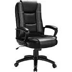 Vitesse Home Office Chair, Big and Tall Chair 8 Hours Heavy Duty Design, Black