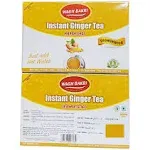 Wagh Bakri Instant Ginger Tea | Unsweetened No Added Sugar | 140g 10 Sachets (4.94 Oz)