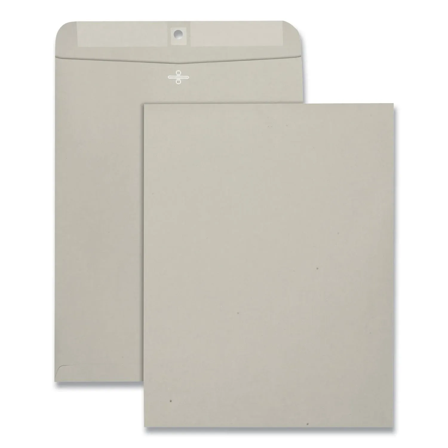 Quality Park Quality Park Executive Gray Gummed Clasp Envelopes (QUA38610), 12 x 15.5 Inches