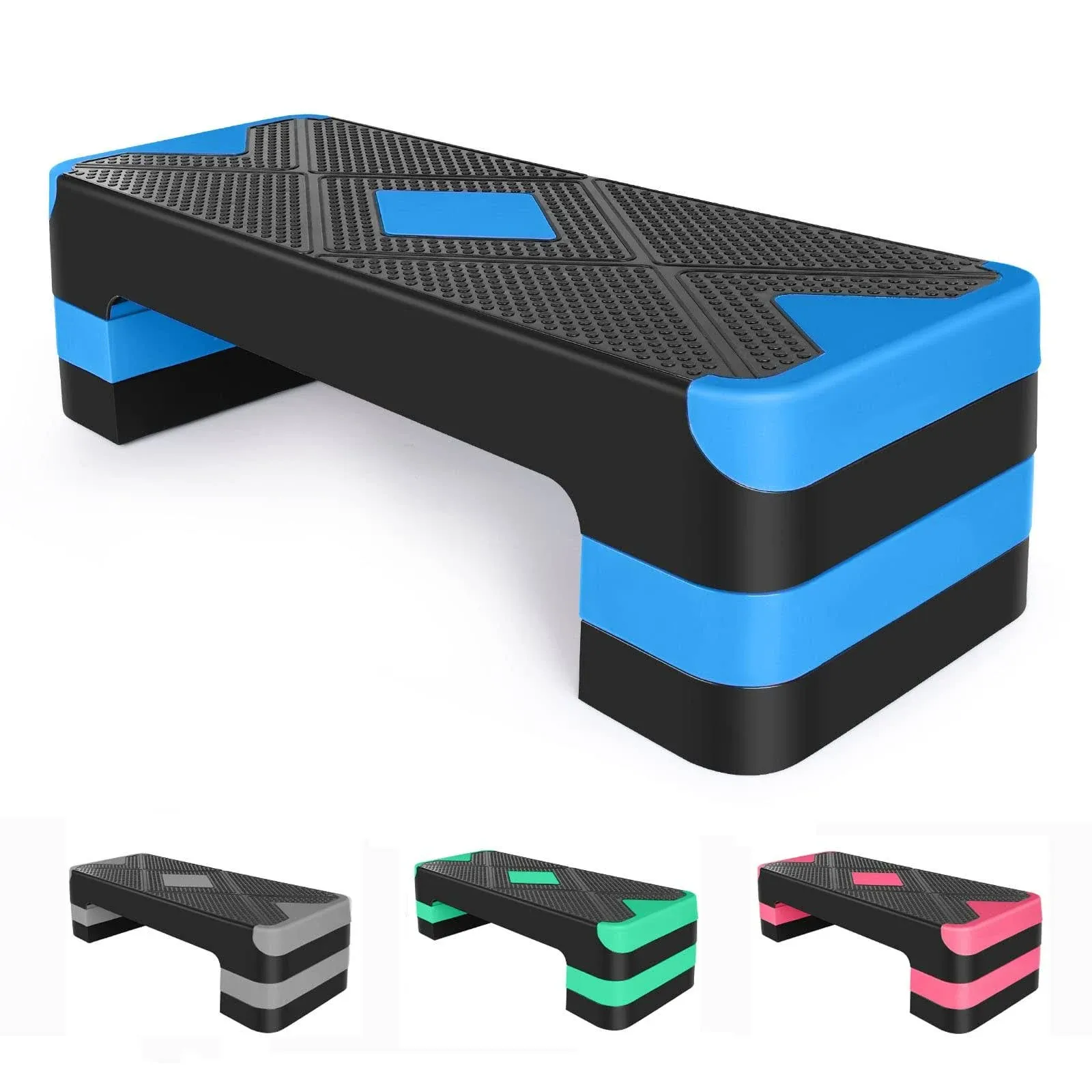 Adjustabl Aerobic Stepper Fitness Step Platform Health Workout for Sports Training