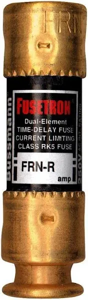 2pk Bussmann Buss 60 Amp 250V Time Delay Fuse Fiberglass Tube FRN-R BP/FRN-R-60