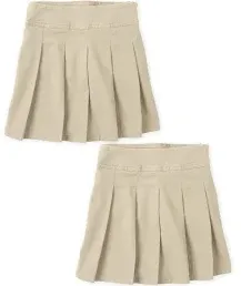 The Children&#039;s Place Girls&#039; 2-Pack Pleated Skort, Tidal, Size 16