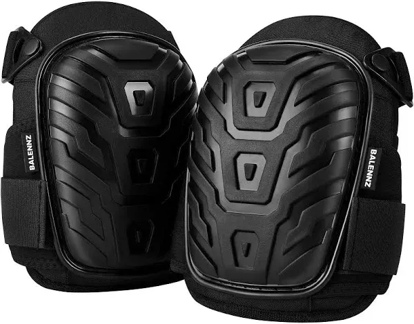 BALENNZ Professional Knee Pads for Work - Heavy Duty Foam Padding Gel Construction Knee Pads with Strong Double Straps – Comfortable Knee Protection for Indoor and Outdoor Use (Knee High)