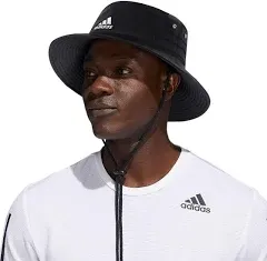 NWT Adidas Aeroready UPF 50 Bucket Hat Adjustable Strap Black One Size Unisex