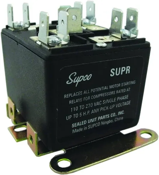 Relay Universal Potential Bracket 110-270 Voltage Alternating Current 30 Amp