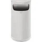 Rubbermaid Commercial European &amp; Metallic Series Receptacle Half-Round 9gal