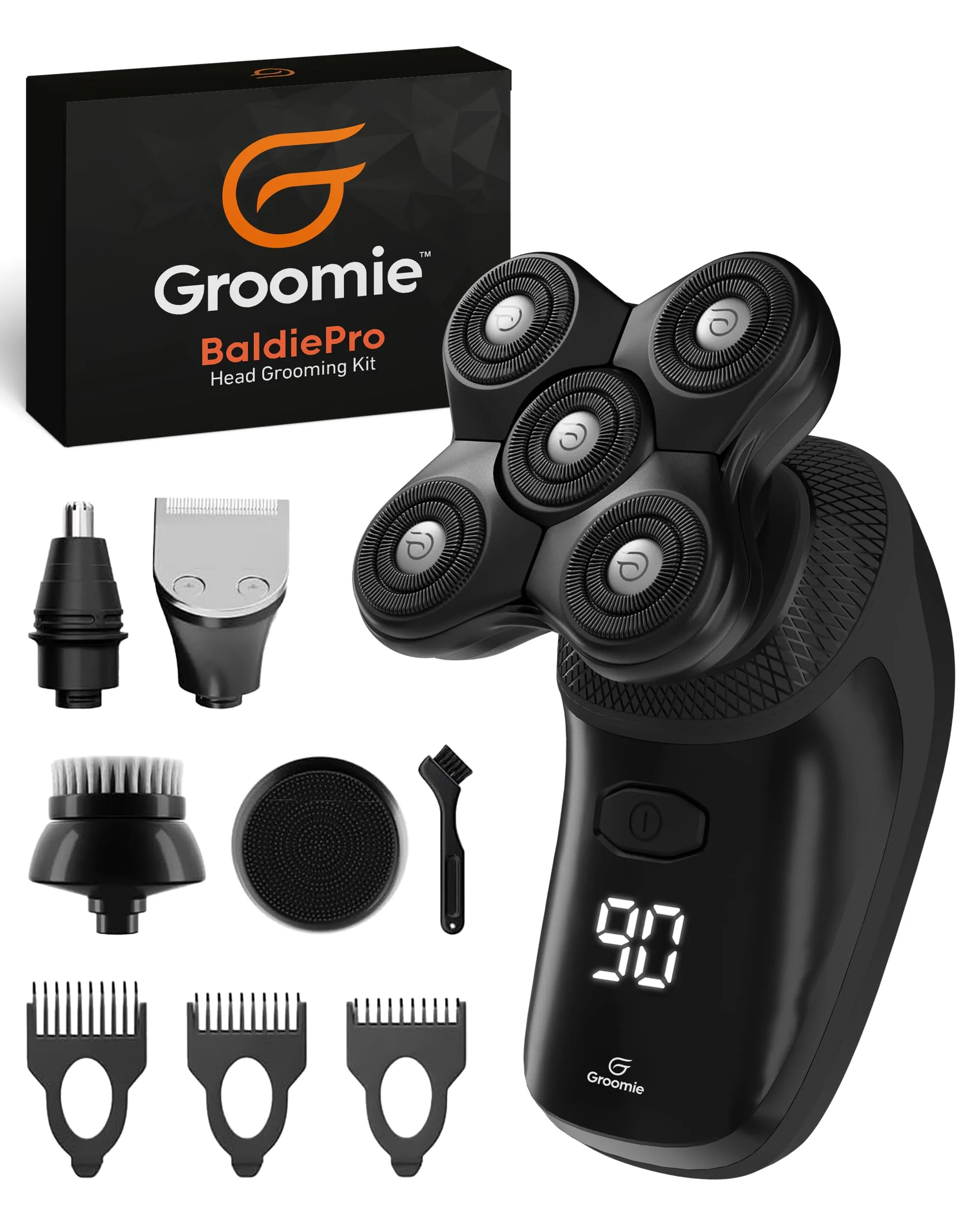 Groomie BaldiePro Electric Head Shaver Kit