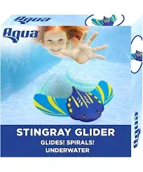 Aqua Stingray Underwater Glider, Swimming Pool Toy, Self-Propelled, Adjustable Fins, Travels up to 60 Feet, Dive and Retrieve Pool Toy