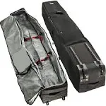 Athletico Rolling Double Ski Bag Black / 190.0 Centimeters