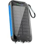 Solar Power Bank Portable Charger 38800mAh Solar Charger Battery Pack with DC...