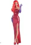 Adult size Toon Starlet - Red Dress Costume - XL- Jessica Rabbit