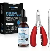 Xtreme Derma Ingrown Toenail Treatment Complete 3 in 1 Ingrown Toenail Removal Kit + Pain Relief