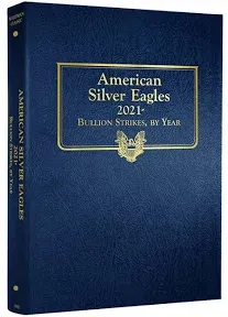 Whitman US American Silver Eagle Coin Album Starting 2021#4898