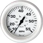 Faria Dress White 4" Speedometer - 55MPH (Mechanical)