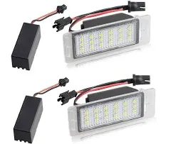 RUXIFEY LED License Plate Light Lamp with Error Free Resistor Compatible with...