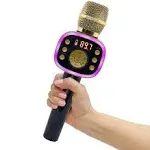 Singing Machine Carpool Karaoke Mic 2.0 - Black/Gold