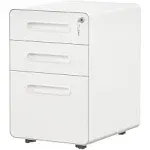 3-Drawer Mobile File Cabinet with Lock | adamsbargainshop