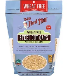 Bob's Red Mill Gluten Free Steel Cut Oats 24 oz