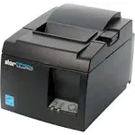 Star Micronics TSP143IIILAN Ethernet (LAN) Thermal Receipt Printer with Auto-cutter and Internal Power - Gray