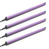 GREENIC LED Black Light Bar 4 Pack 72W