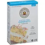 King Arthur Gluten Free Confetti Cake Mix: Delicious Birthday Baking Made Easy - 18 oz Box for Cakes, Cupcakes, and Desserts - Natural Colors, No Synthetic Flavors or Preservatives