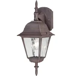 Westinghouse 67851 1-Light Outdoor Wall Lantern Fixture, Aluminum