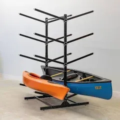 Teal Triangle Freestanding G-Watersport 8 Kayak and Sup Outdoor Storage Rack