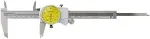 Mitutoyo 505-732 Dial Caliper, 1 mm per Rev, 0-150 mm Range, 0.01 mm Accuracy, 11 Inches & Above