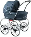 Valco - Classic Bassinet Doll Stroller Toy, Grey Melange