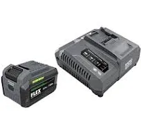 Flex FX0421-1H 24V 6.0Ah Stacked-Lithiu<wbr/>m Starter Kit (Battery &amp; Charger)