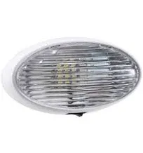 RecPro RV 12V Oval LED Porch Light