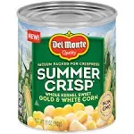 Del Monte Summer Crisp Golden Sweet Corn, Whole Kernel - 11 oz