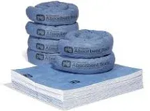 PIG Home Solutions Water Absorbing Kit - Absorbs up to 10 Gallons per Kit - Blue