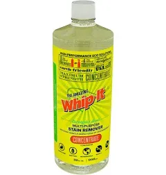 The Amazing Whip-It All Purpose Cleaner and Stain Remover 32oz Concentrate 