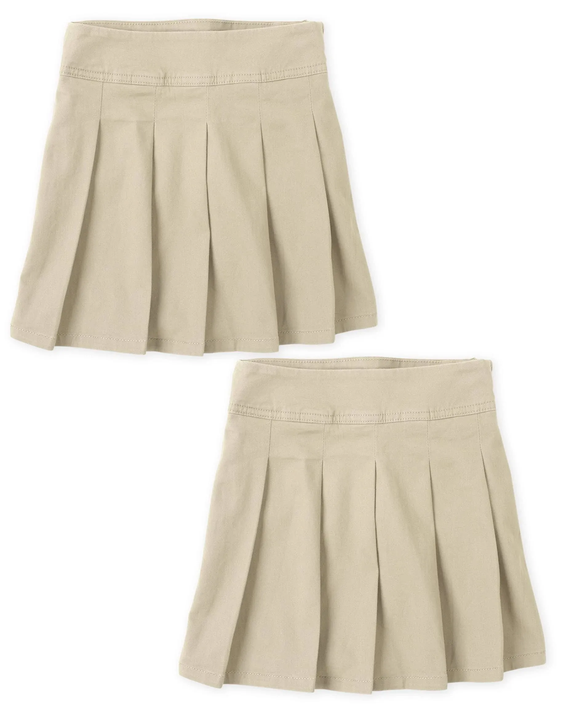 The Children's Place Girls' Uniform Pleated Skort