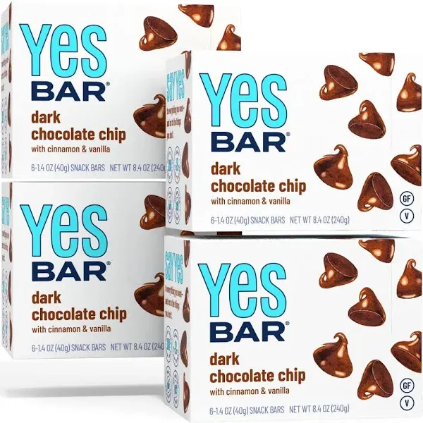 Yes Bar Snack Bar Dark Chocolate Chip