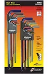 Bondhus 69600 - 22pc Colorguard L Wrench in/mm