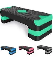 HaoKang Adjustabl Aerobic Stepper Fitness Step Platform Health Workout for Sports Training