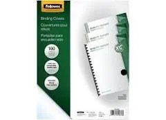 Fellowes Crystals Clear PVC Binding Covers