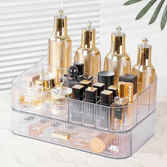 Makeup Organizer with Drawers Stackable Skincare Cosmetic Makeup organization..<wbr/>.