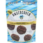 Undercover Dark Chocolate + Sea Salt Chocolate Quinoa Crisps - 3oz