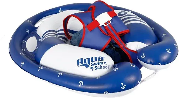 Swimschool Freestyle Swimmer Baby Pool Float with Multi-Position