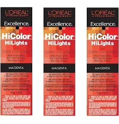 L'Oreal Excellence HiColor Hilights Magenta Permanent Tint HC-05101 (3 Pack)